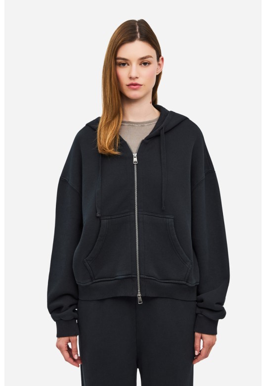 Heavy Duty Fleece Full Zip VINTAGE BLACK