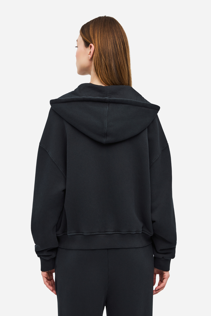 Heavy Duty Fleece Full Zip VINTAGE BLACK