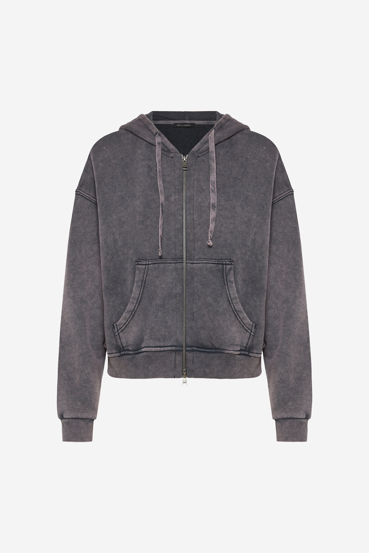 Heavy Duty Fleece Full Zip SHADOW GREY