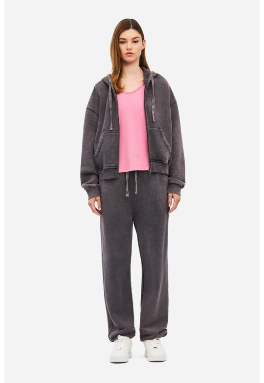 Heavy Duty Fleece Full Zip SHADOW GREY