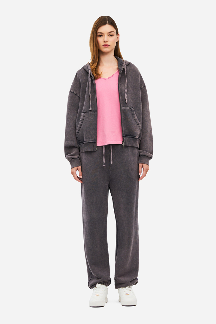 Heavy Duty Fleece Full Zip SHADOW GREY