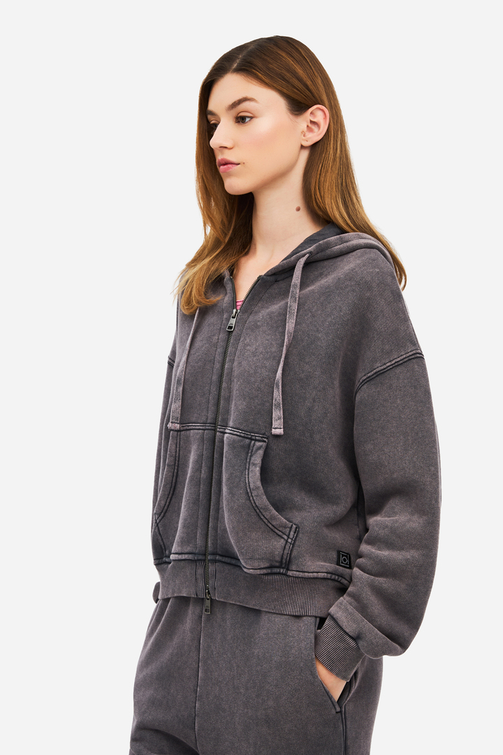 Heavy Duty Fleece Full Zip SHADOW GREY