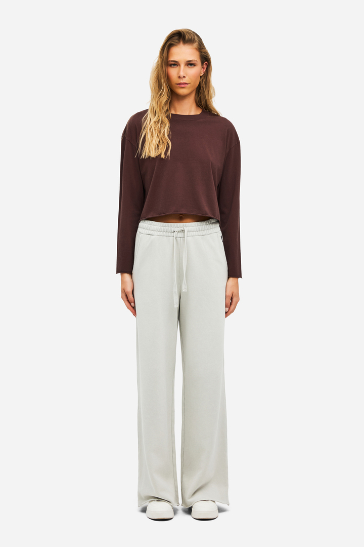 Boxy Longsleeve Top COCOA