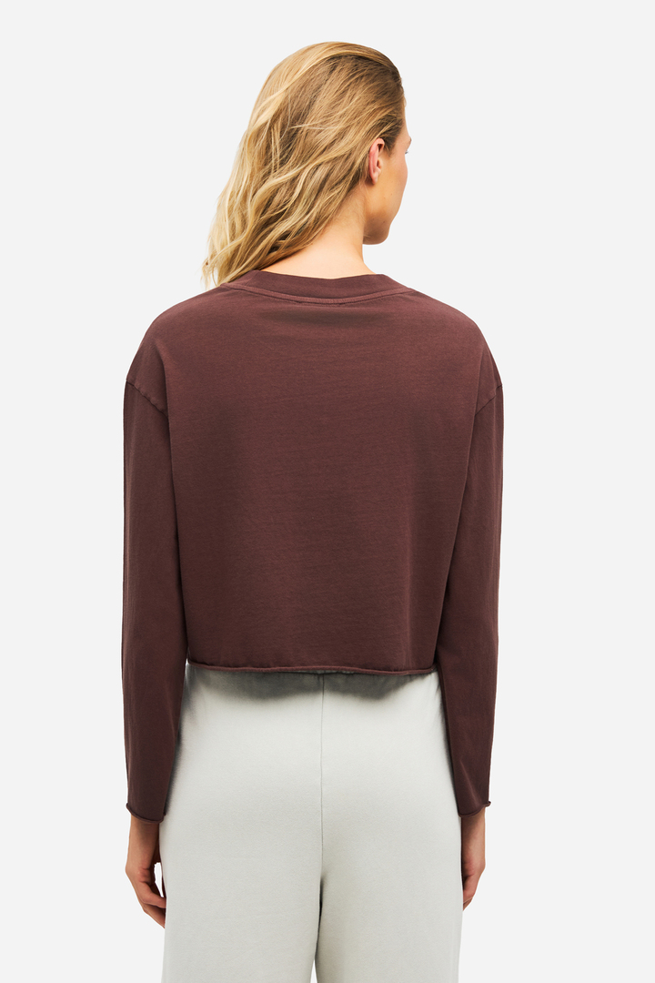 Boxy Longsleeve Top COCOA