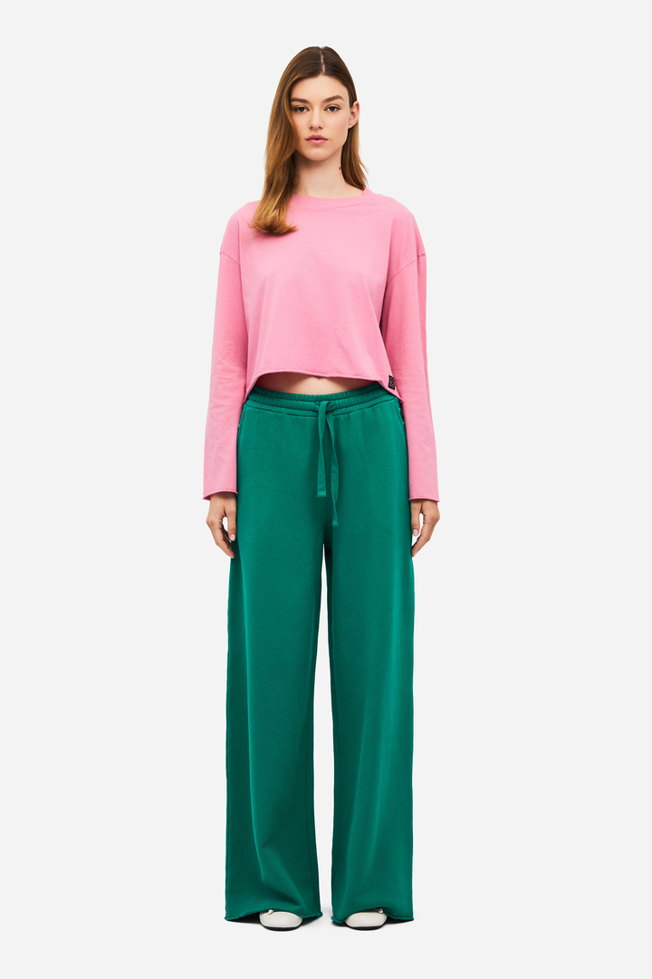 Boxy Longsleeve Top WILD ROSE