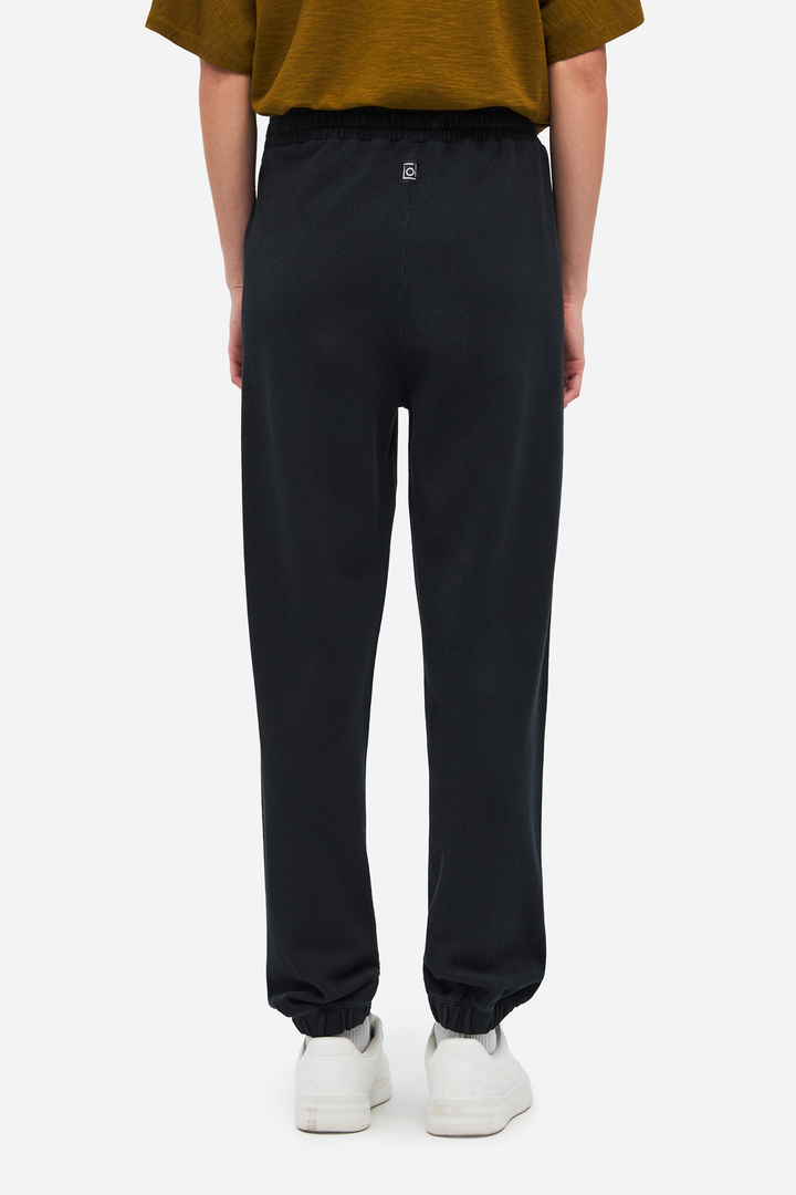 Piquet Fleece Sweatpants Vintage Black