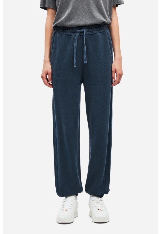 Piquet Fleece Sweatpants Vintage Blue