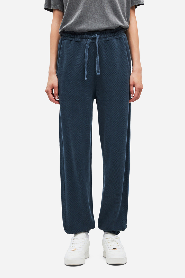 Piquet Fleece Sweatpants Vintage Blue