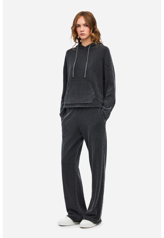 Wide Leg Sweatpants VINTAGE BLACK