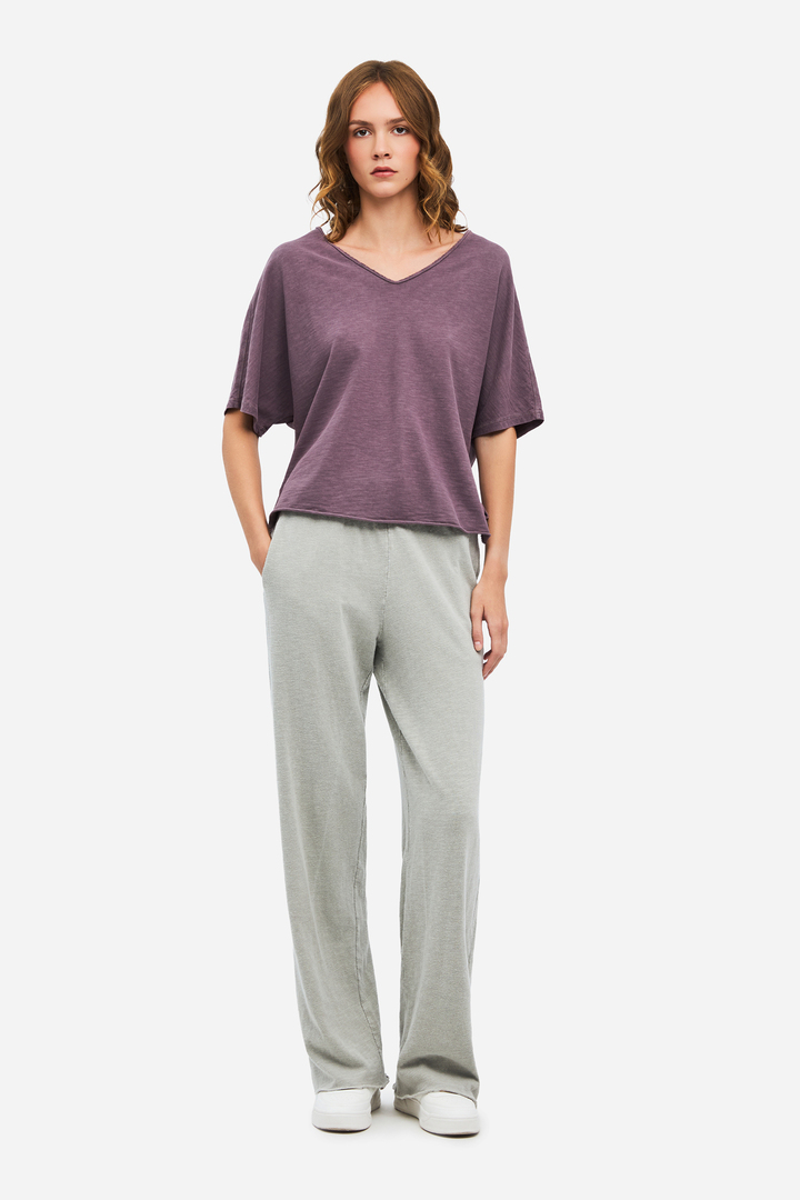 Wide Leg Sweatpants VINTAGE GREIGE