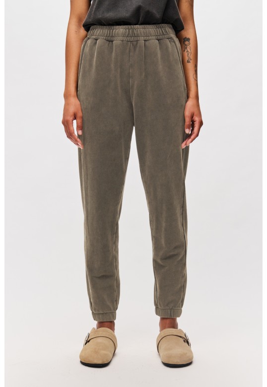 Sweatpants In Regular Fit with Side Pockets Vintage Mocha