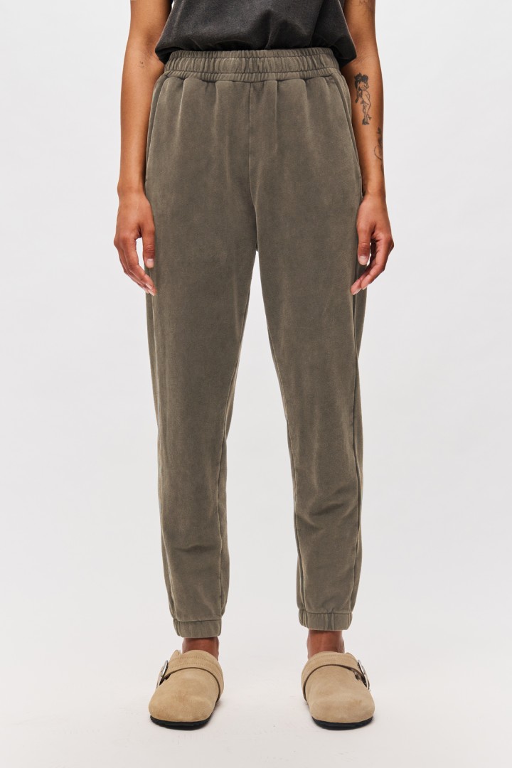 Sweatpants In Regular Fit with Side Pockets Vintage Mocha