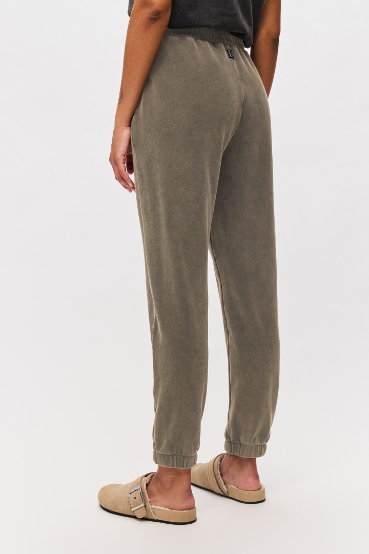 Sweatpants In Regular Fit with Side Pockets Vintage Mocha