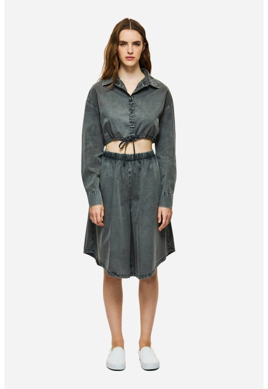 LONG BERMUDA VINTAGE GREY