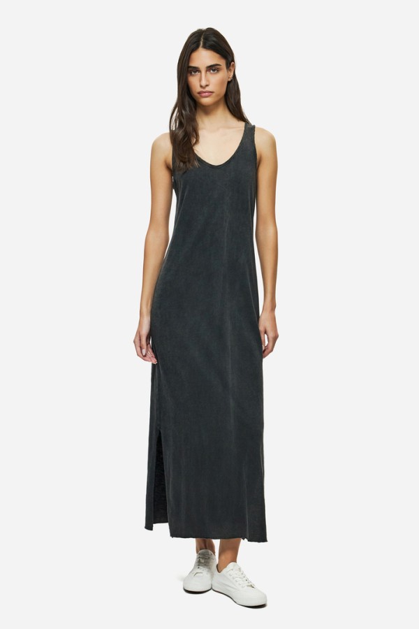 MAXI TANK DRESS VINTAGE BLACK