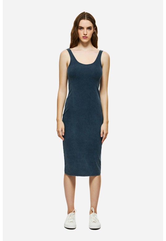 TANK DRESS VINTAGE BLUE
