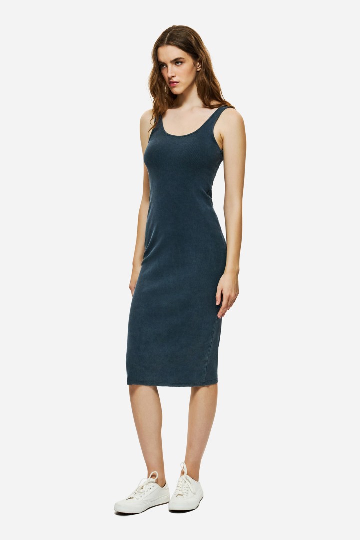 TANK DRESS VINTAGE BLUE