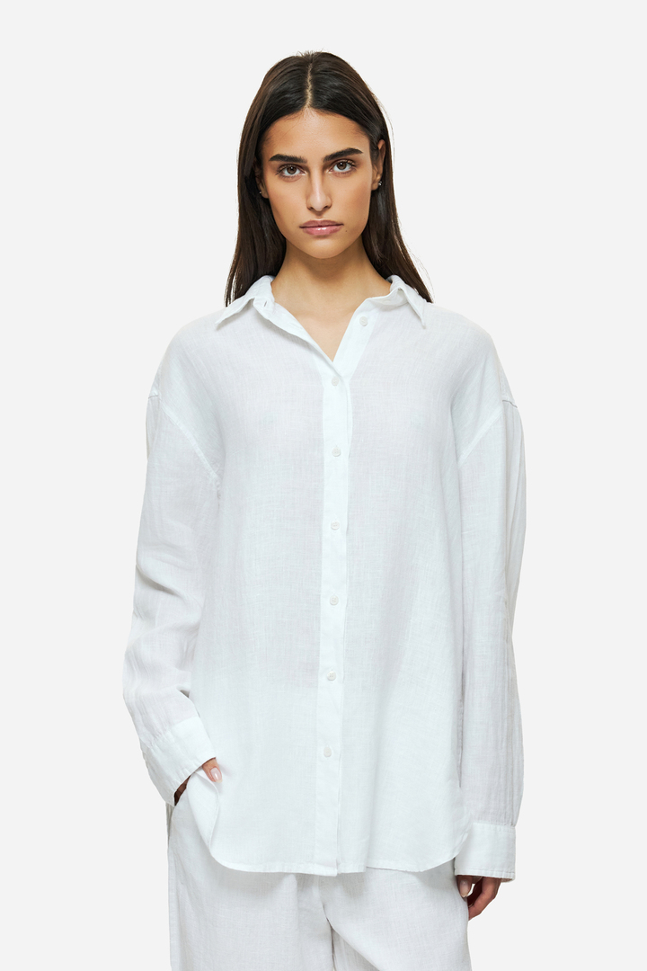 LINEN SHIRT WHITE