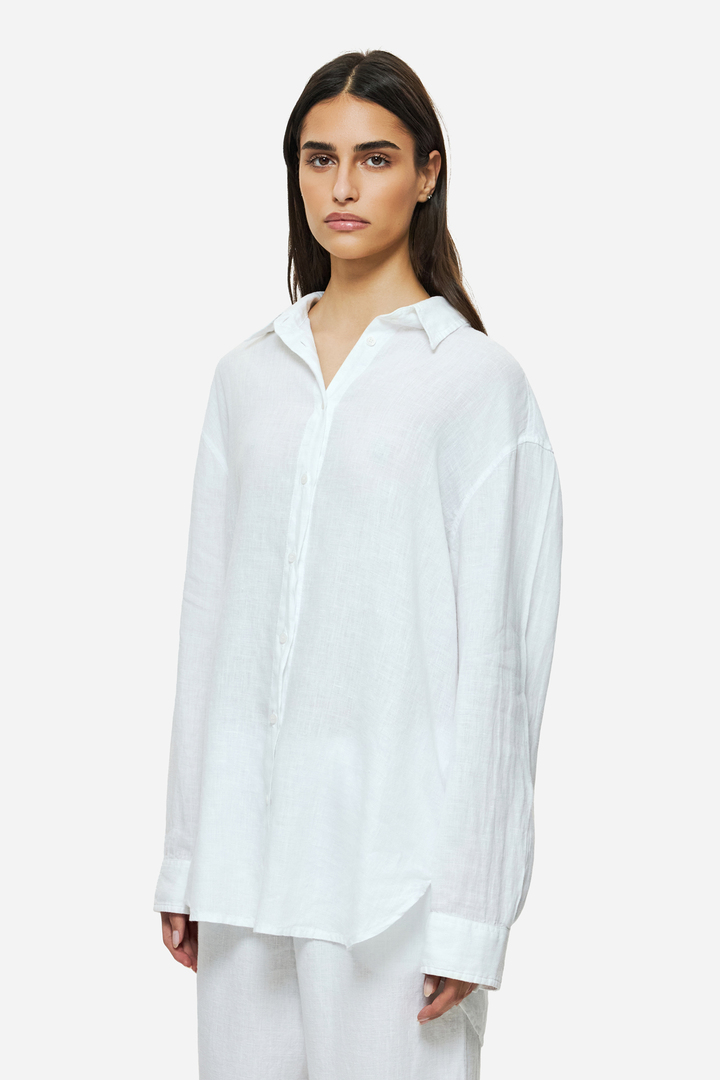 LINEN SHIRT WHITE