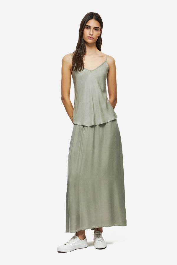 MAXI SKIRT VINTAGE GREIGE