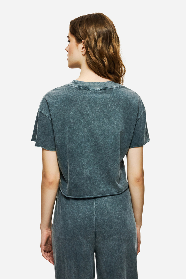 BOXY T-SHIRT VINTAGE GREY