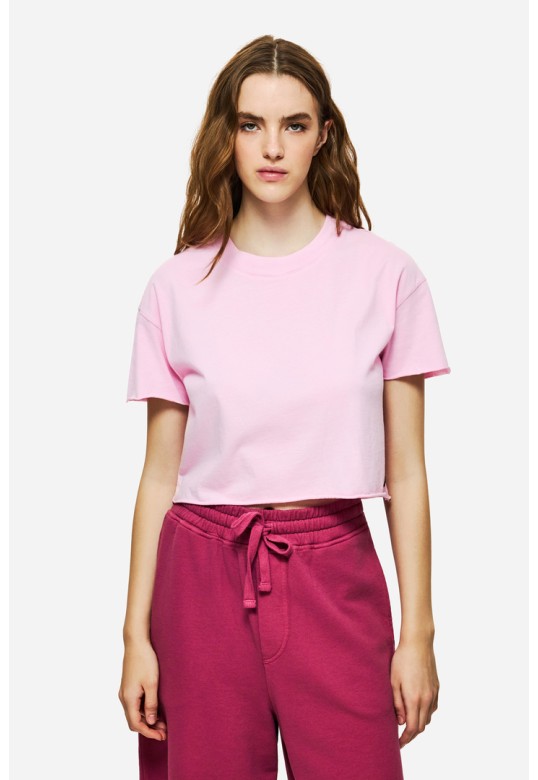 BOXY T-SHIRT BUBBLEGUM