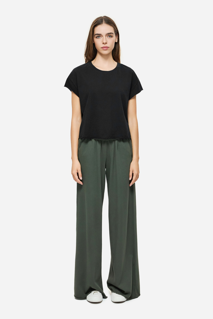 RAW EDGES T-SHIRT BLACK