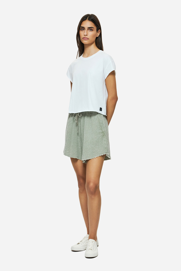 RAW EDGES T-SHIRT WHITE