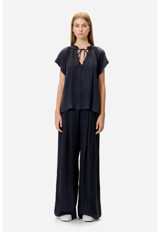 RELAXED RAGLAN TOP VINTAGE BLUE