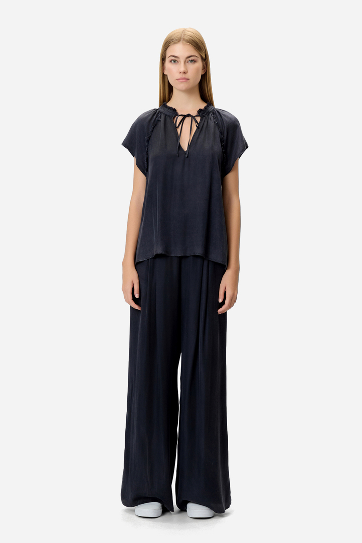 RELAXED RAGLAN TOP VINTAGE BLUE