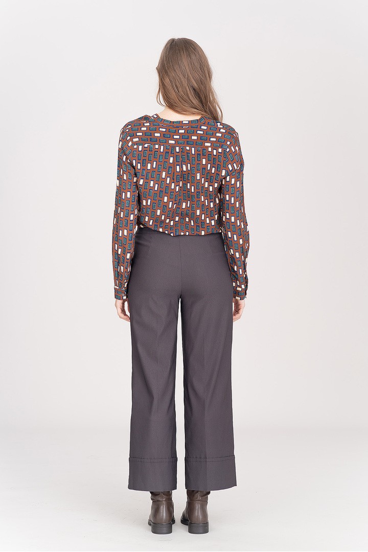GINESTRA Mandarin blouse