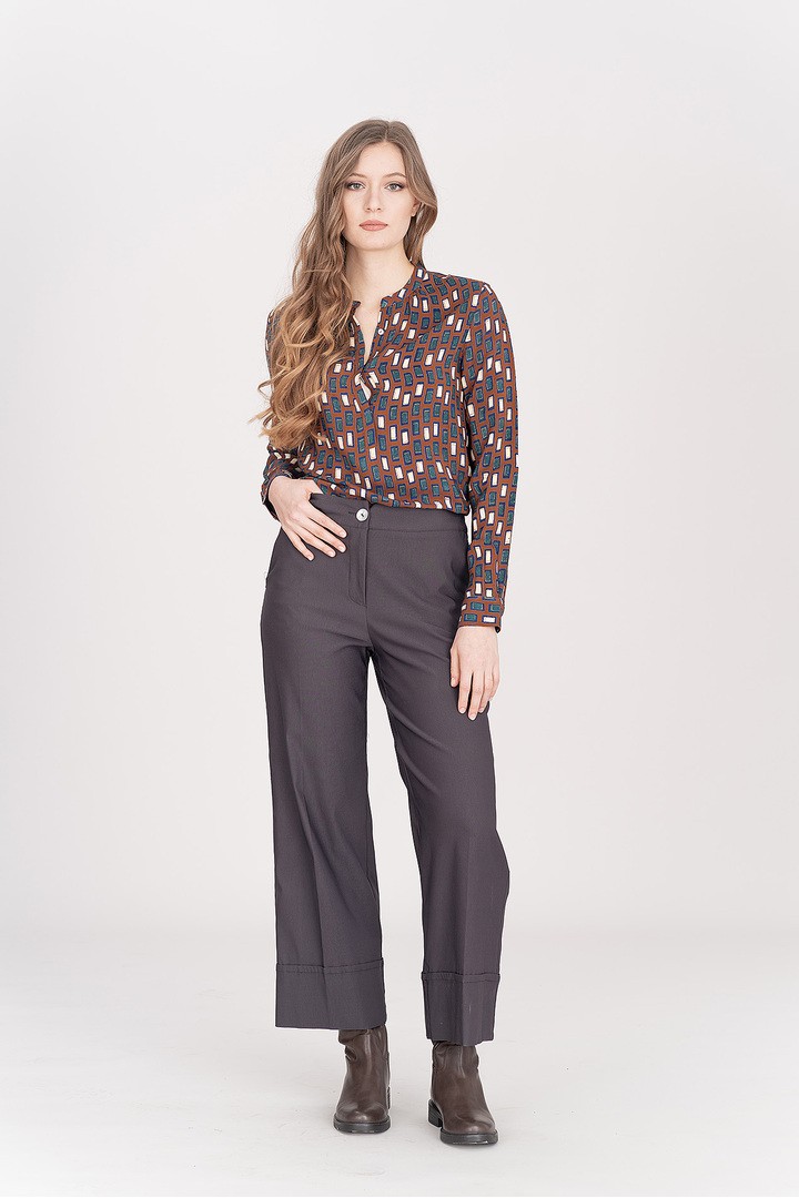 GINESTRA Mandarin blouse