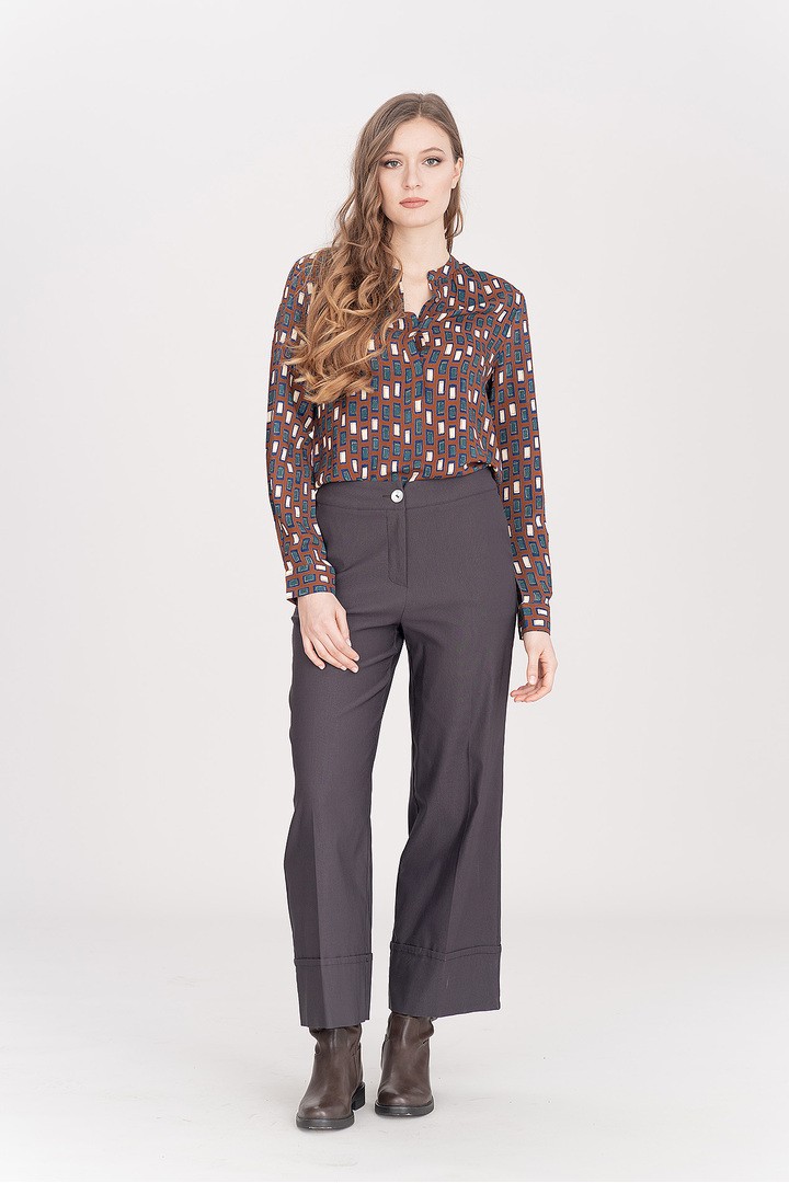GINESTRA Mandarin blouse