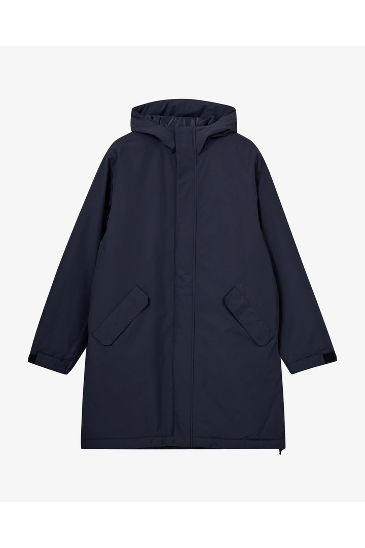 Læsø Padded Long Jacket - Navy