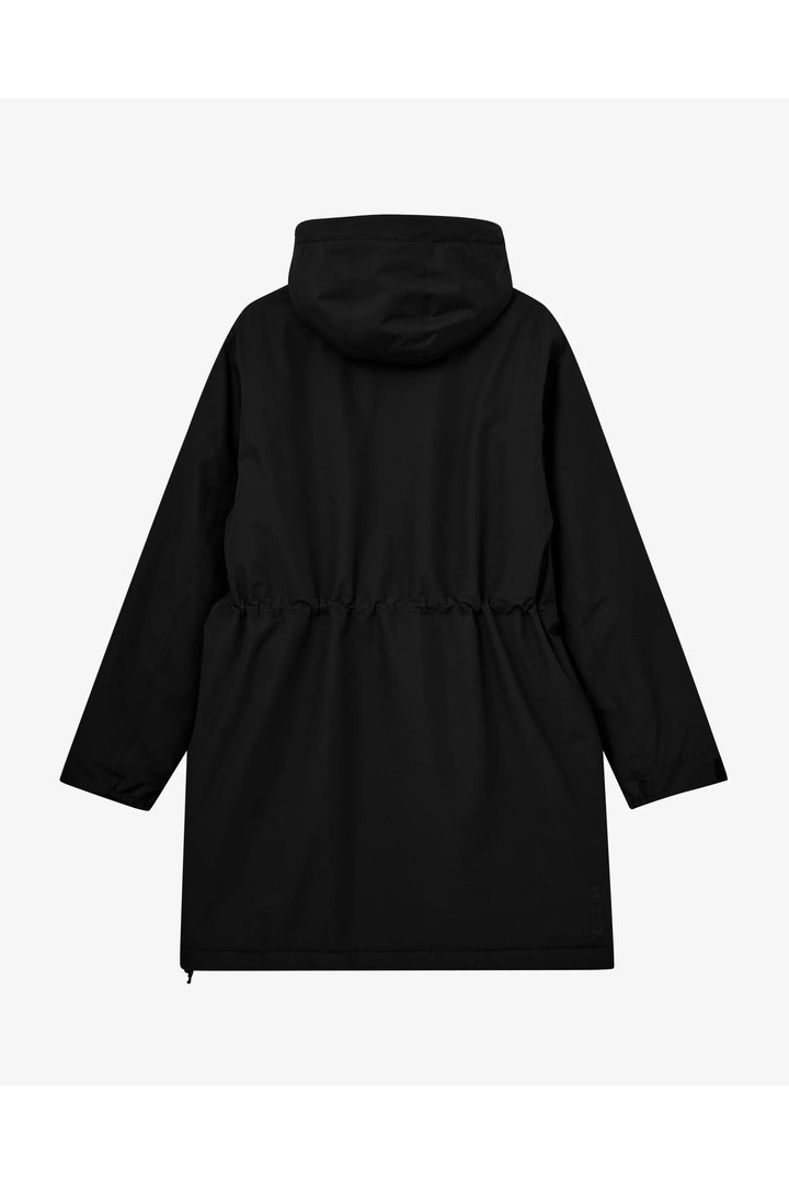 Læsø Padded Long Jacket - Black
