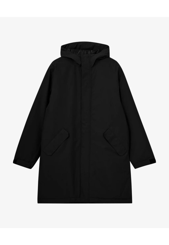 Læsø Padded Long Jacket - Black
