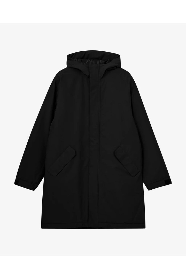 Læsø Padded Long Jacket - Black