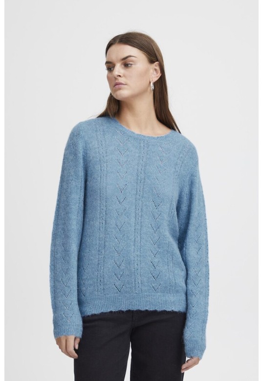 IHKAMARA PULLOVER AZUR BLUE