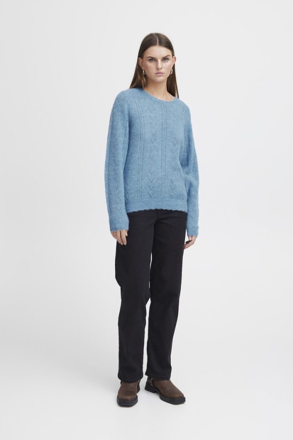 IHKAMARA PULLOVER AZUR BLUE