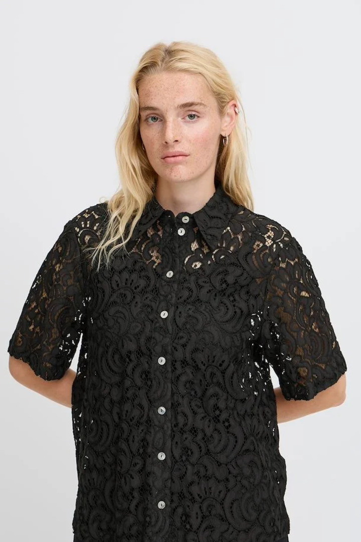 IHVARSHA SHIRT BLACK