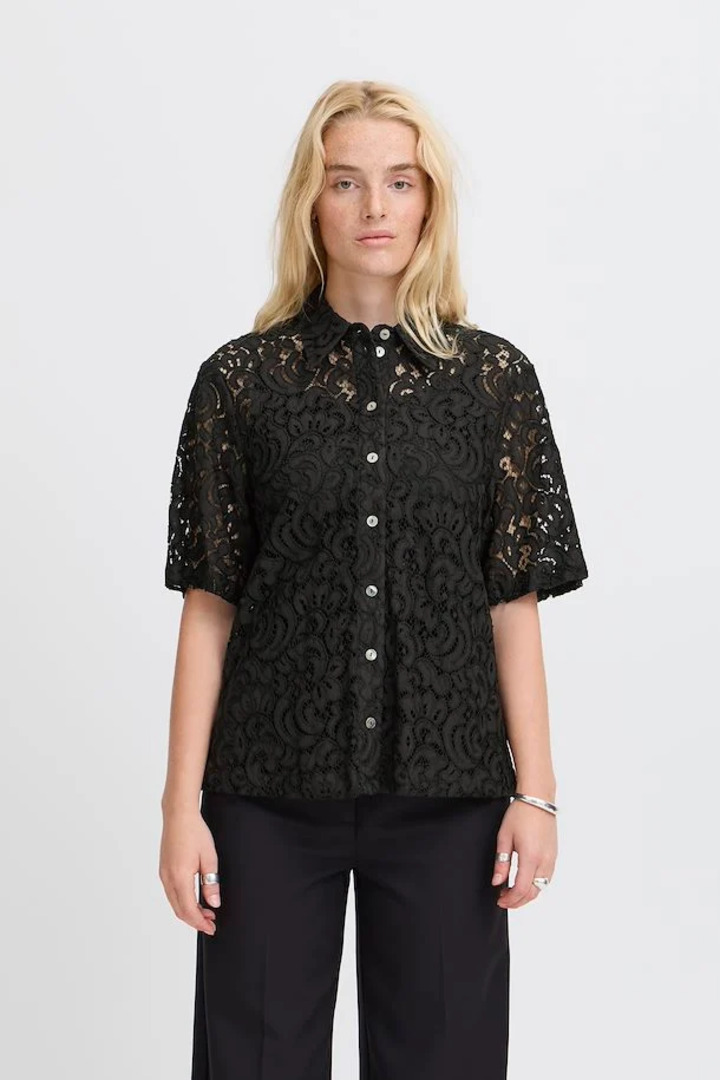 IHVARSHA SHIRT BLACK