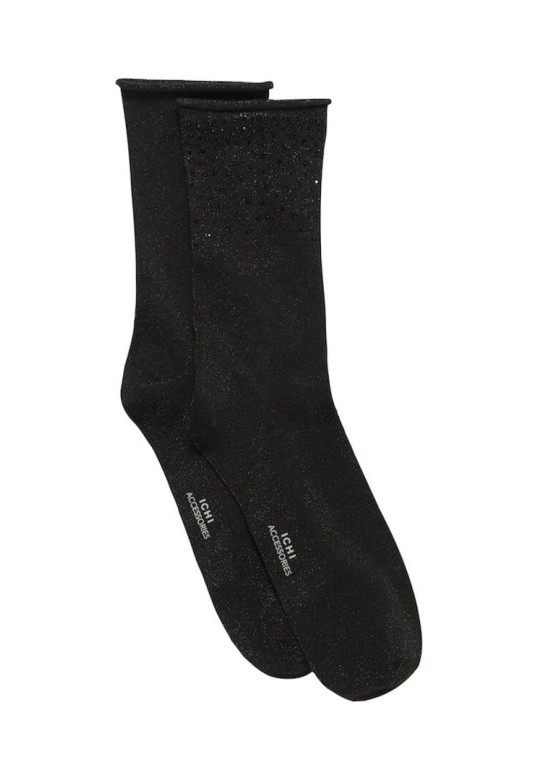 IASIMINA Socks Black with Silver