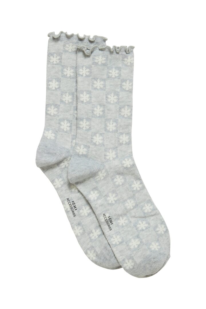 IAHOLLIE Socks light grey melange