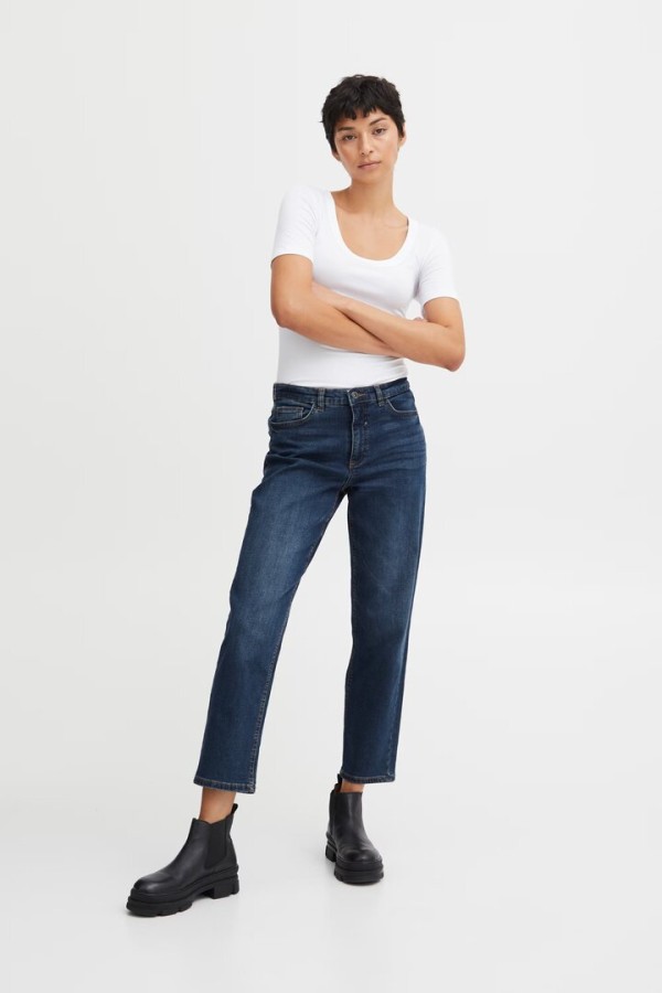 IHTWIGGY RAVEN Jeans Dark Blue