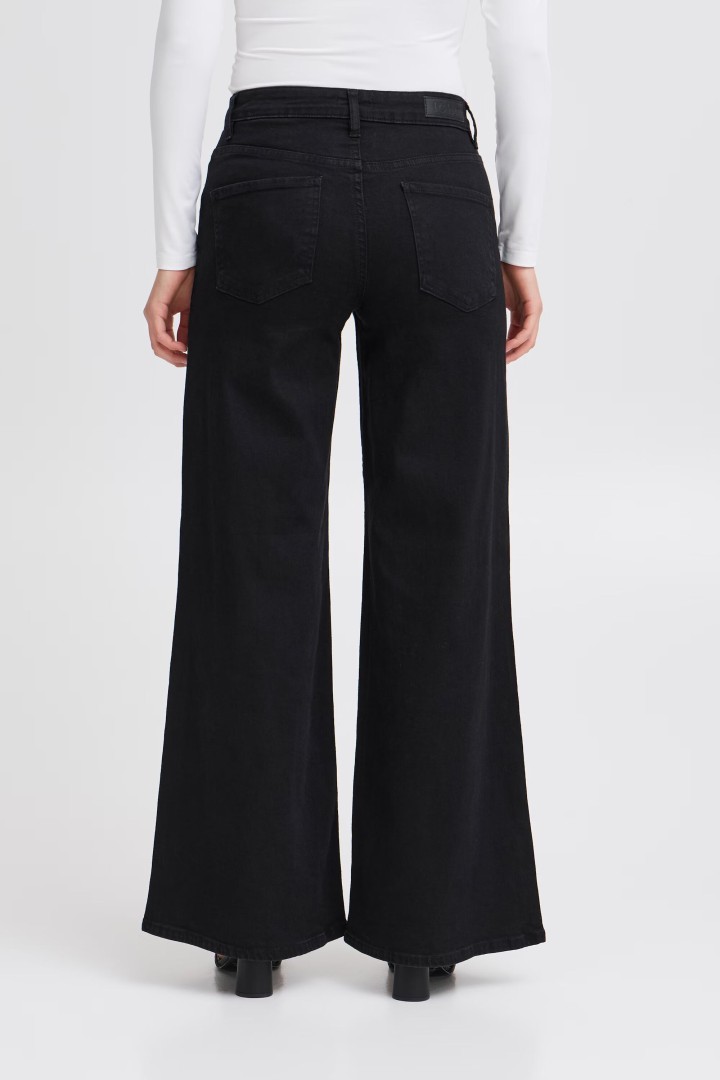IHTWIGGY WIDE Jeans Black