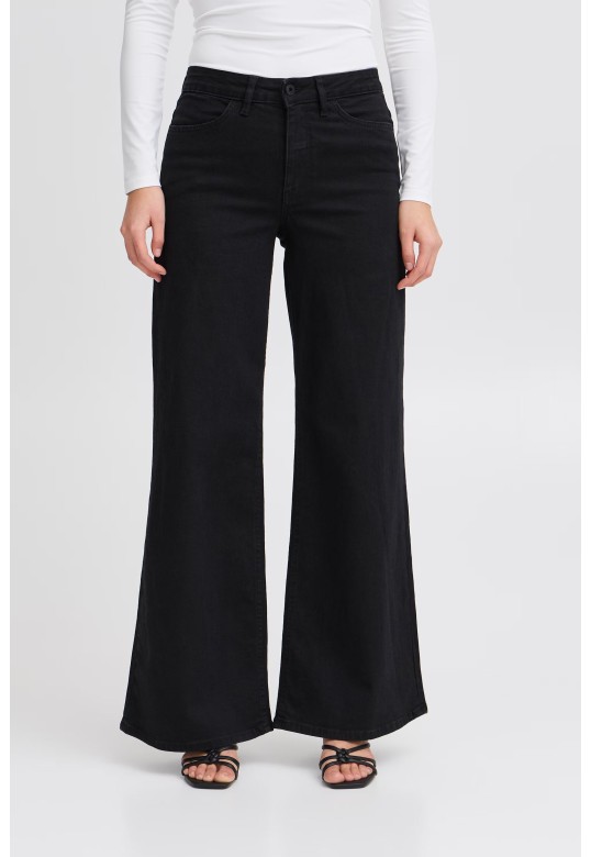 IHTWIGGY WIDE Jeans Black