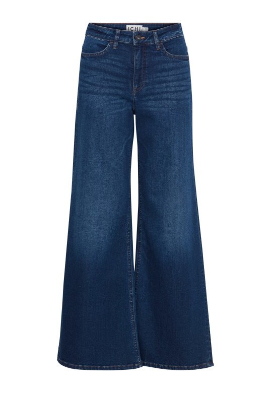 IHTWIGGY WIDE Jeans Dark Blue