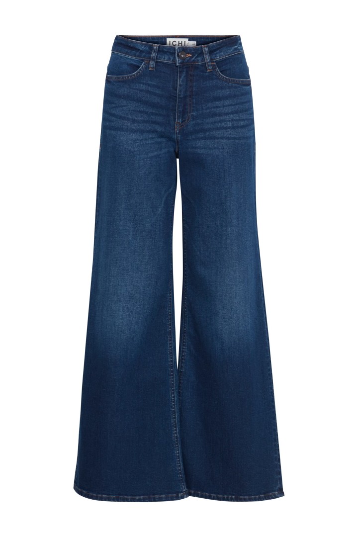 IHTWIGGY WIDE Jeans Dark Blue