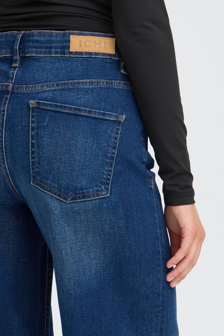 IHTWIGGY WIDE Jeans Dark Blue