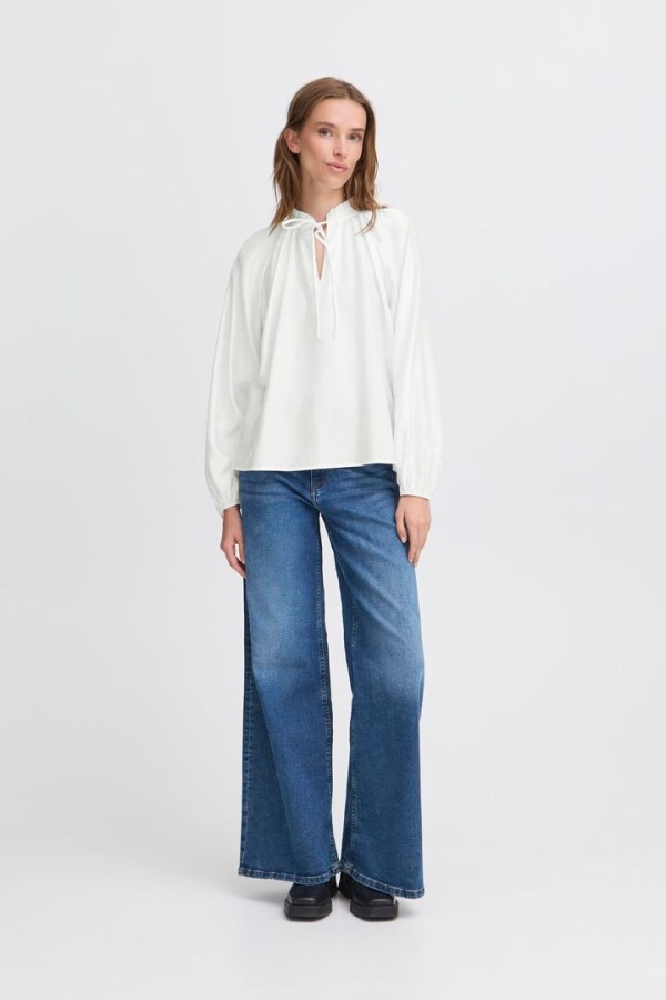 IHKARLANI Blouse Cloud Dancer